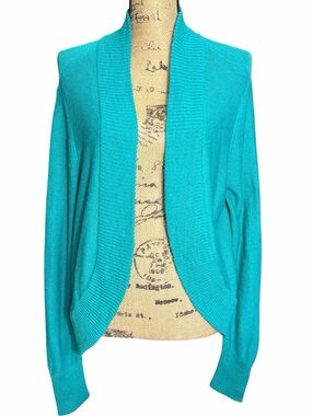 Wantable Open-Front Teal Women’s Cardigan Sweater by NWT Size XL